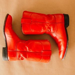 Justin Boots Red Cowboy Boot